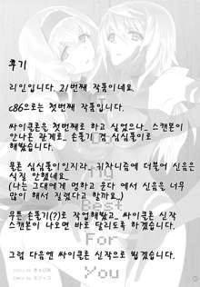 I Do My Best For You, 한국어