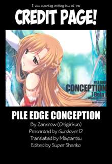 PILE EDGE CONCEPTION, English