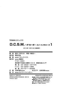 D.C.S.M~ダ・カーポ~スイートメモリーズ 1, 日本語