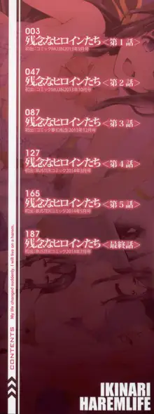 いきなり!ハーレムライフ + メッセージペーパー, 複製原画, 日本語