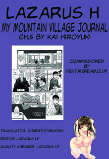 Boku no Yamanoue Mura Nikki | My Mountain Village Journal Ch. 1-8, English