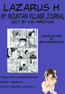 Boku no Yamanoue Mura Nikki | My Mountain Village Journal Ch. 1-8, English