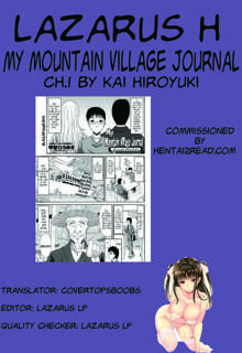 Boku no Yamanoue Mura Nikki | My Mountain Village Journal Ch. 1-8, English