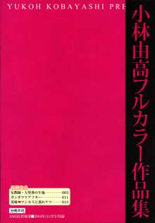 フルカラー作品集, 日本語