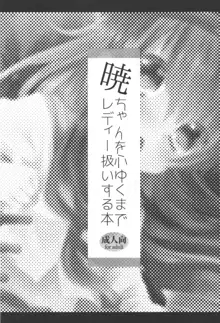 暁ちゃんを心ゆくまでレディー扱いする本, 日本語