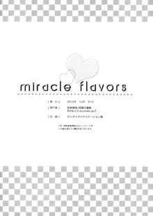 Miracle Flavors, English