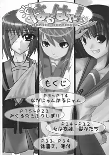 はるはれ！ Haruhi Hareluya!, 日本語