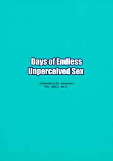 Ninshiki Sarenai SEX Zanmai na Hibi | Days of Endless Unperceived Sex, English