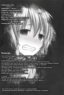 Nozomiusu -Marisa no Sentaku- | Faint Hope ~Marisa's Decision~, English