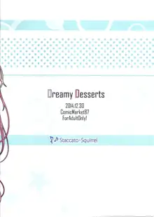 Dreamy Desserts, English