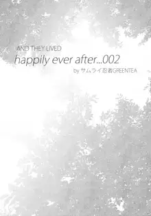 AND THEY LIVED happily ever after... 002, 日本語