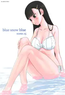 blue snow blue scene.15, English