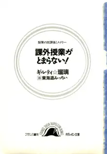 課外授業がとまらない！, 日本語