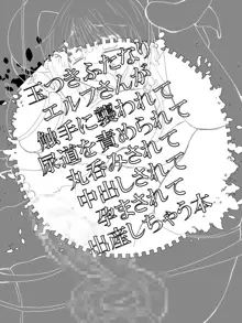 玉つきふたなりエルフさんが触手に襲われて尿道を責められて丸呑みされて中出しされて孕まされて出産しちゃう本, 日本語