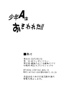 少年Aはおそわれた!!, 日本語