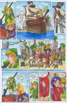 Zelda The wink waker (passage) ENGLISH, English