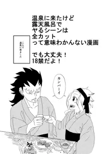 ガジレビ漫画・温泉に来たけど（以下略）, 日本語