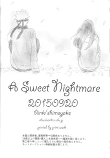 A Sweet Nightmare, 日本語