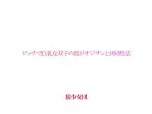 ビッチで巨乳な双子の姪がオジサンと共同性活, 日本語