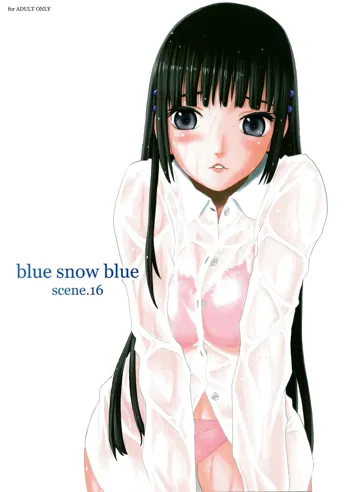 blue snow blue scene.16, English