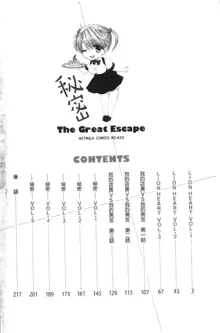 Himitsu The Great Escape, 中文