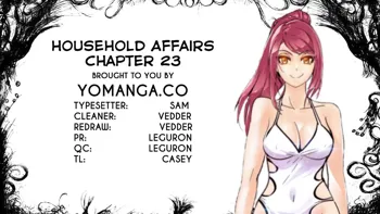 Household Affairs Ch. 23, English