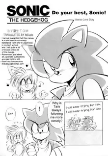 Do Your Best, Sonic!, English