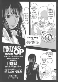 Metabolism-OP Kyonyuu Kyoshiri Shoufu Nico Robin no Keshi Taikako, 한국어