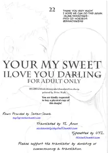 YOUR MY SWEET - I LOVE YOU DARLING, English