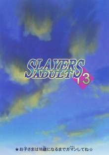 SLAYERS ADULT 13, 日本語