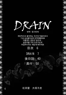 DRAIN, 한국어