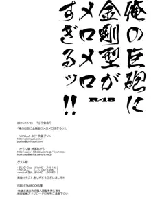 俺の巨砲に金剛型がメロメロすぎるッ!!, 日本語