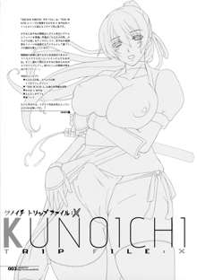 HGUC#06-KUNOICHI TRIP FILE-, 日本語