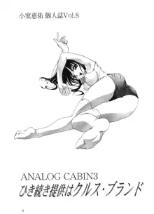 ANALOG CABIN3 ひき続き提供は クルス・ブランド, 日本語