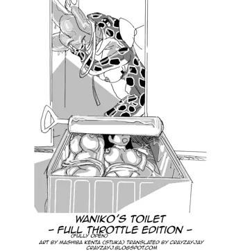 Toilet no Waniko-san - Zenkai Hen | Waniko's Toilet - Full Throttle Edition, English