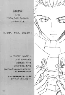 DESTINY LOVER, 中文