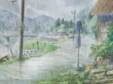 若葉の季節 通り雨の午後, 日本語