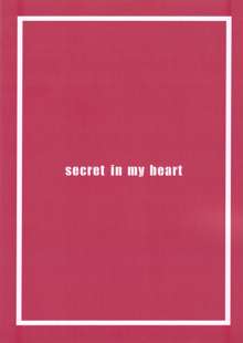 secret in my heart, 日本語